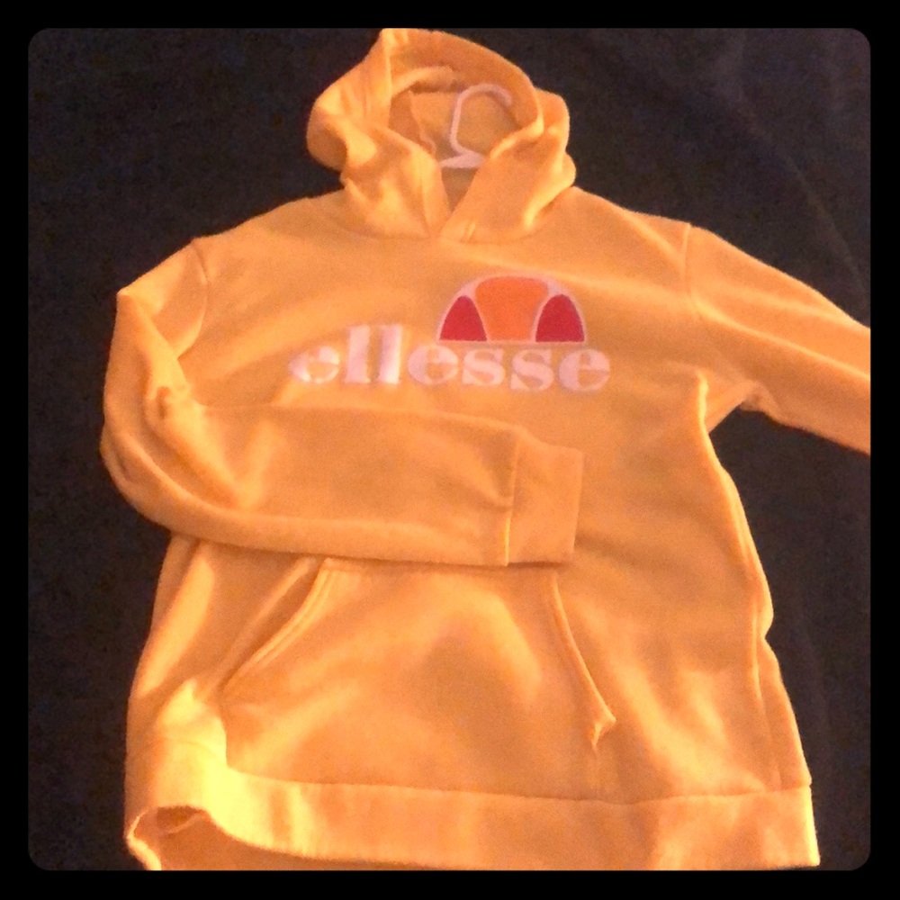 ellesse hoodie sweatshirt (yellow)